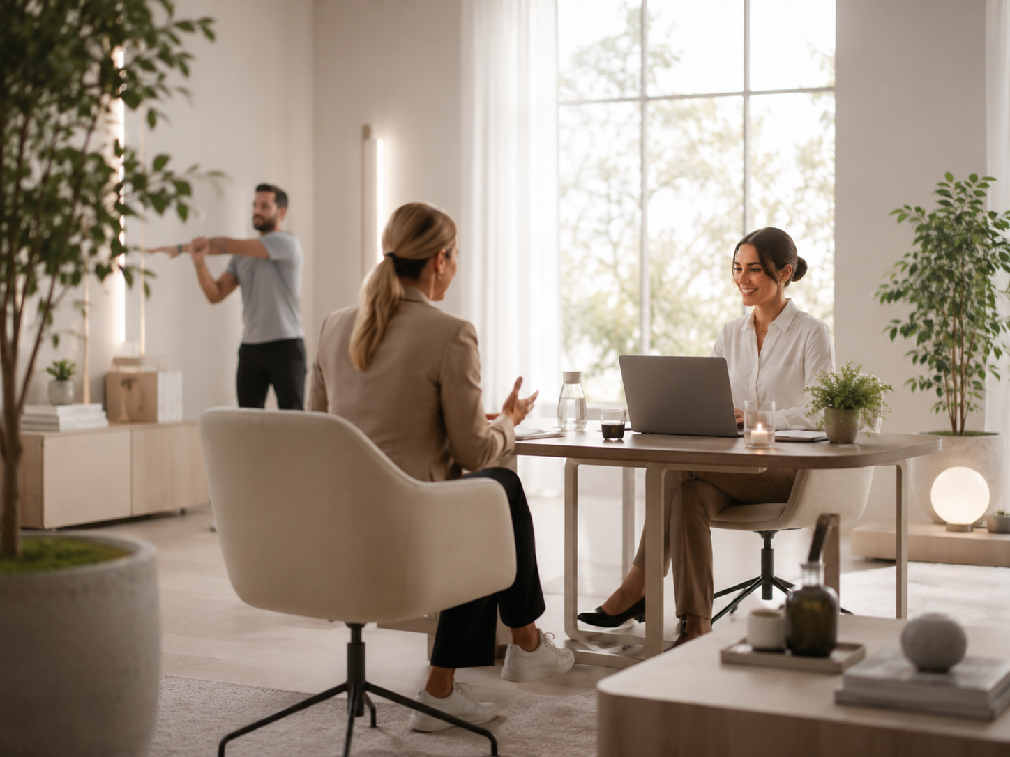Spazio wellness dedicato alla consulenza personalizzata