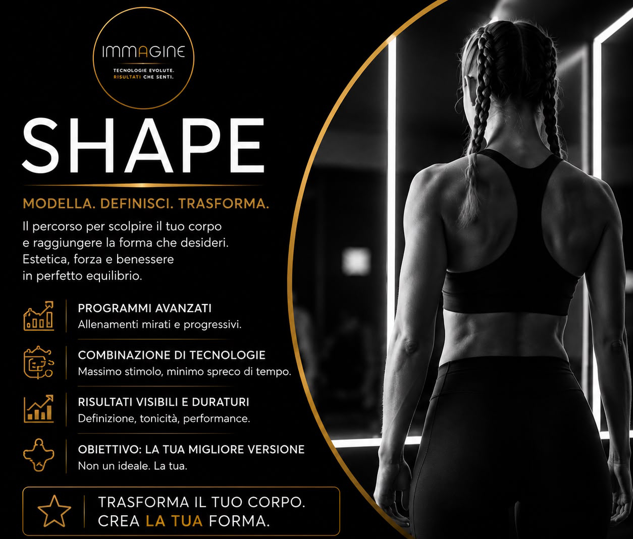 Non inseguire una forma ideale. Costruisci la tua.