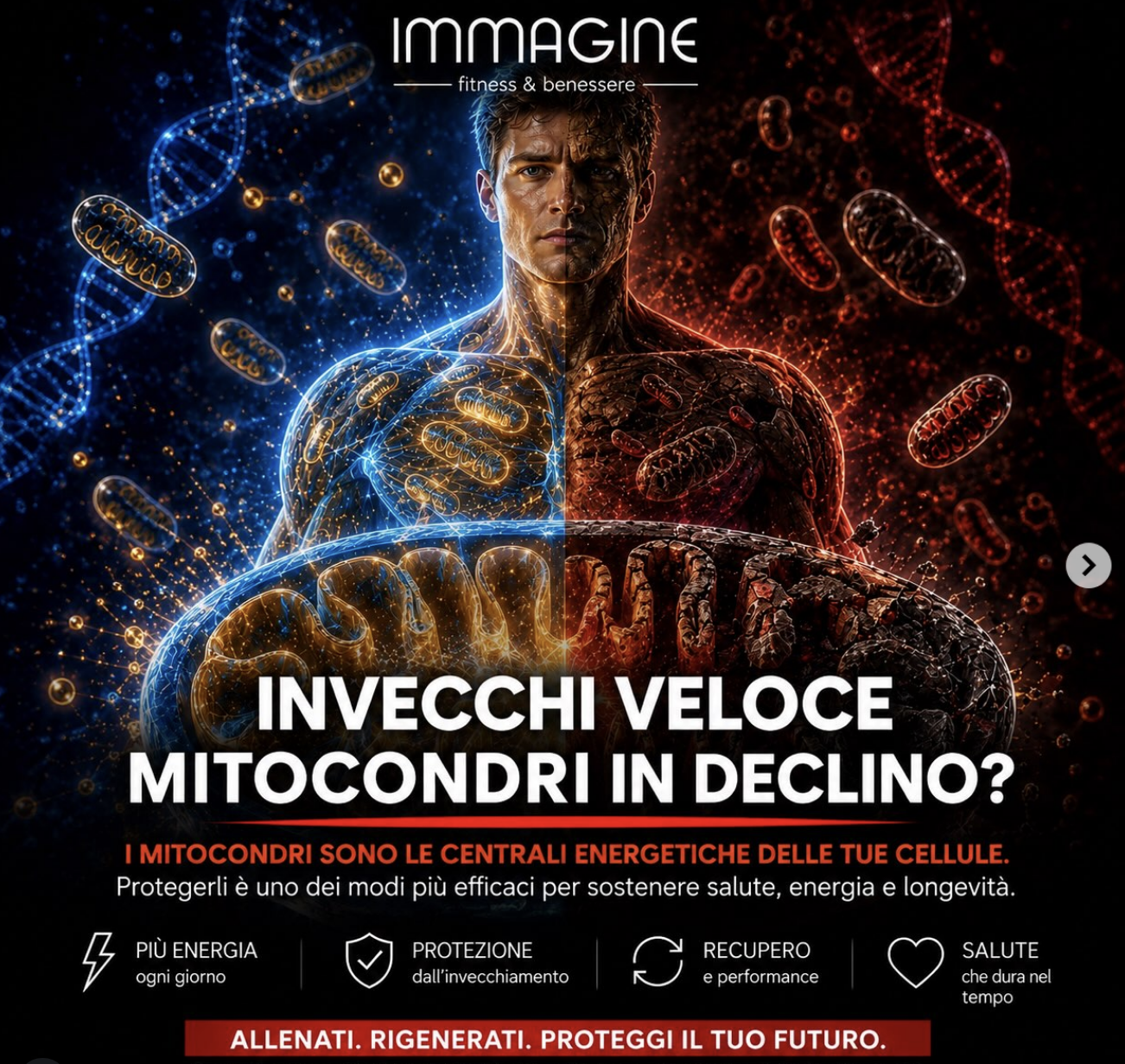 La tua energia non nasce dalla motivazione. Nasce dalle tue cellule.